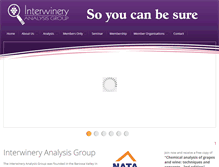 Tablet Screenshot of interwinery.com.au